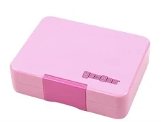 Yumbox Snack bento madkasse pink/regnbue med 3 rum